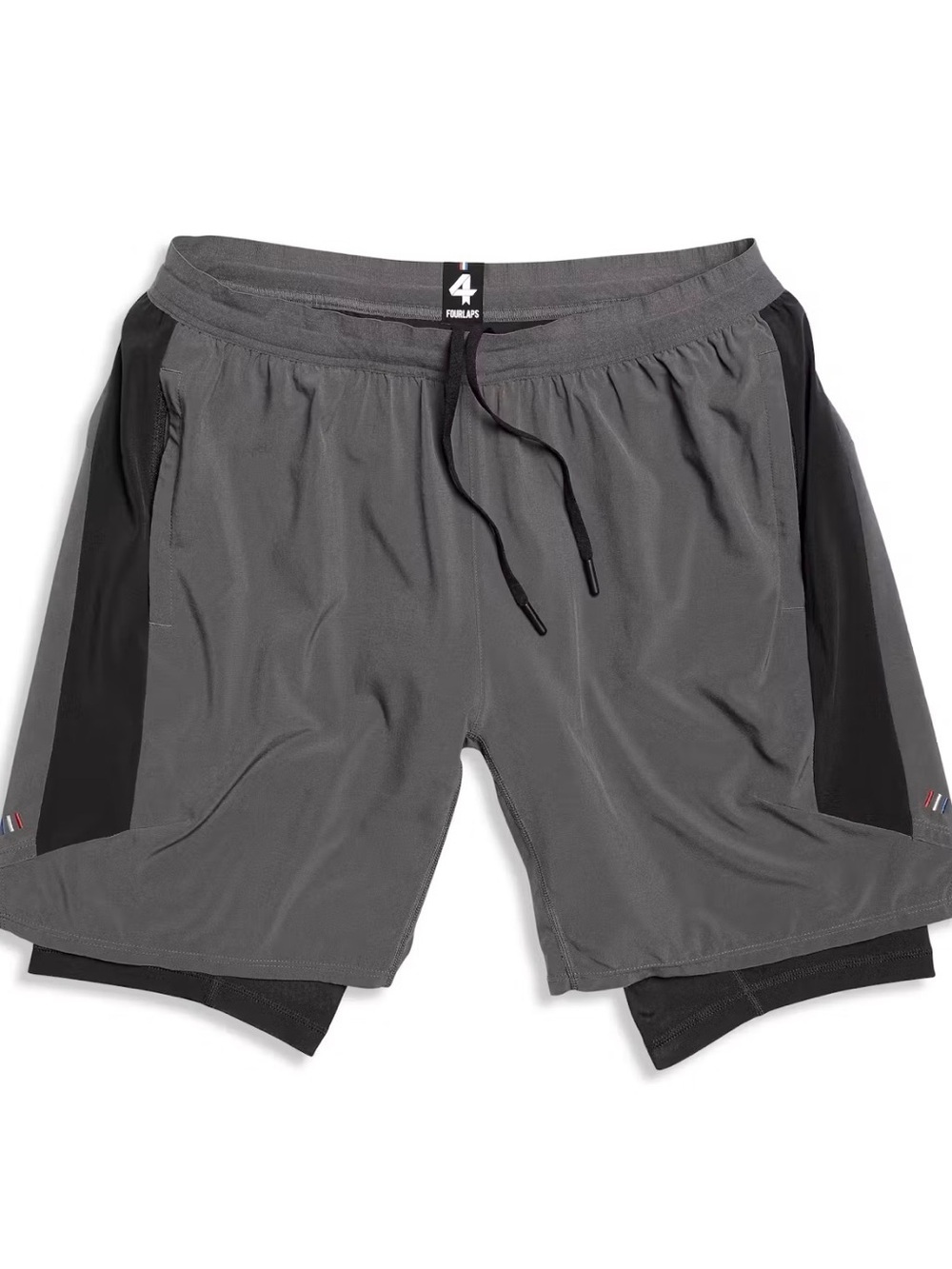 Fourlaps Men Command Shorts in Charcoal Grey-Medium